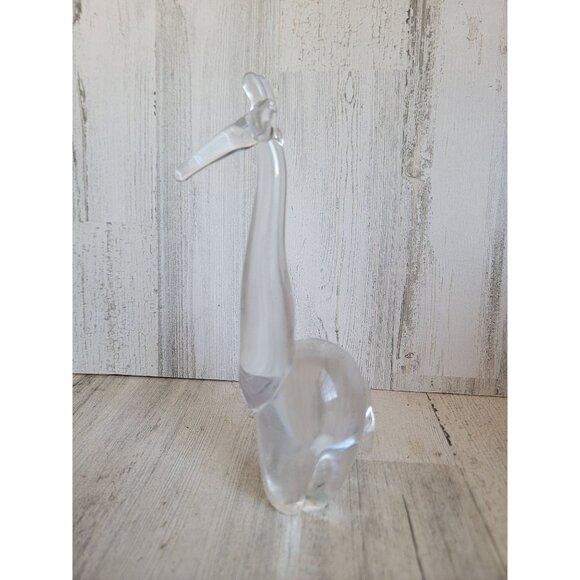 Silverbrook leaded crystal giraffe glass zoo animal figure collectible vintage - Picture 1 of 7